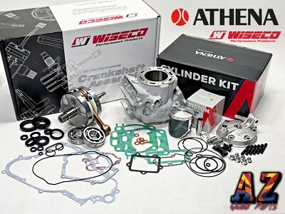 03-24 Yamaha YZ 250 72 300cc Athena Big Bore Cylinder Wiseco Crank Motor Rebuild