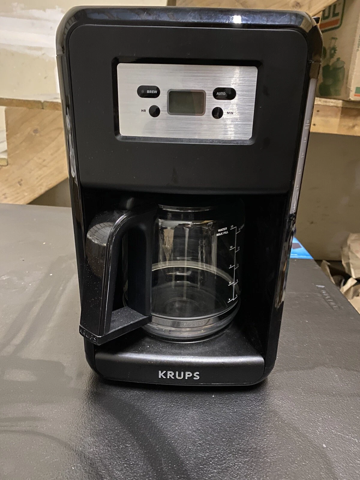 Krups Aroma Temp Control Type EC311 Filter Coffee Maker 12 Cup Black