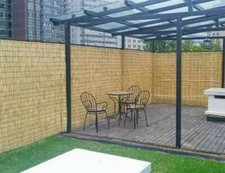 4M Bamboo Screening Roll Panel Natural Fence Peeled Reed Fencing Garden Outdoor