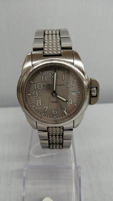 Hamilton Khaki Watch Automatic Men's Beige Dial Round 6301 Used Japan