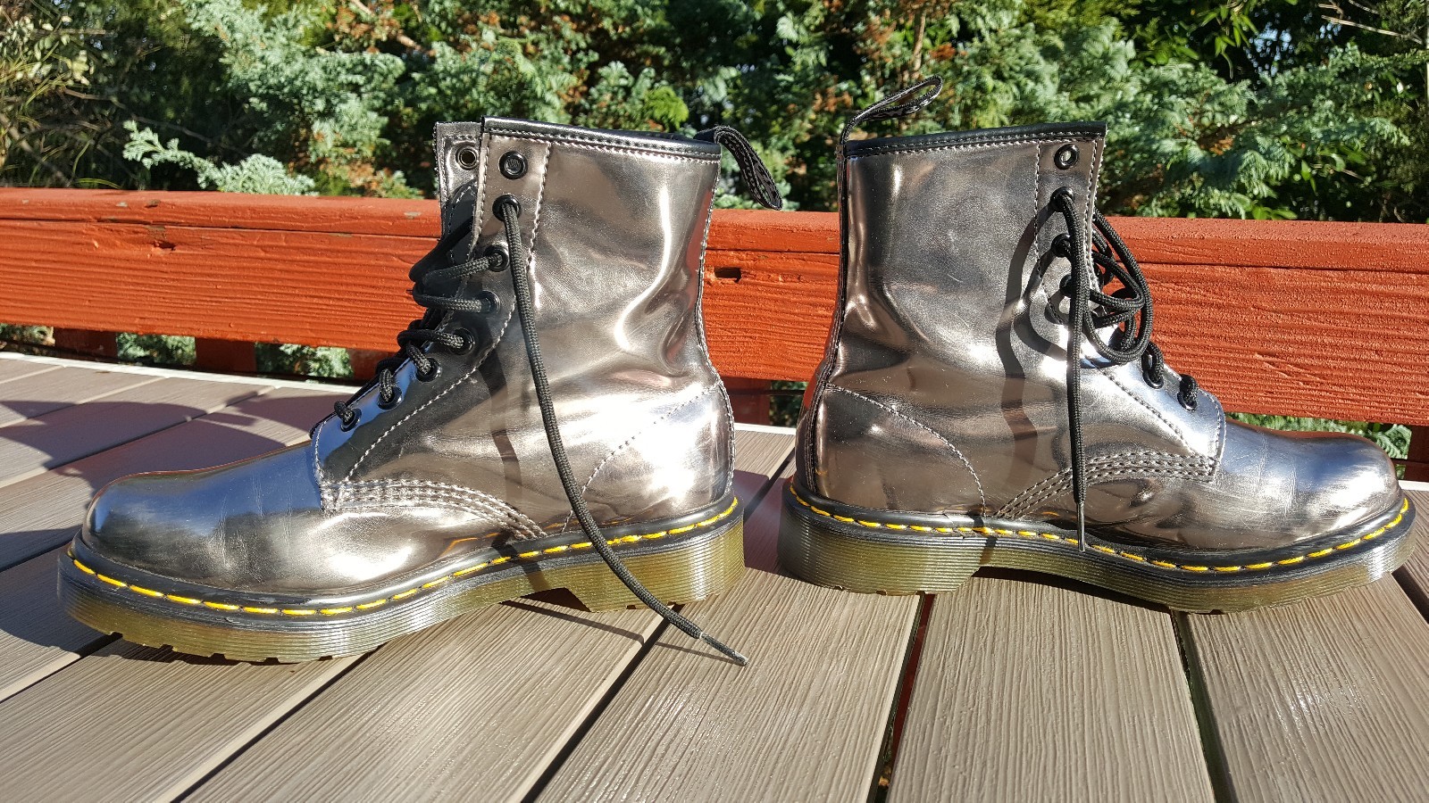 Doc Dr. Martens Metallic Patent Leather Boot Size 7 Women Women Women s 49780c Doc Dr. Martens Metallic Patent Leather Boot Size 7 Women Women Women s 49780c