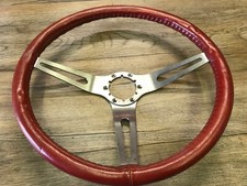 1970's Buick Skylark Custom Cutlass 442 Red Padded Sport Steering Wheel C-G