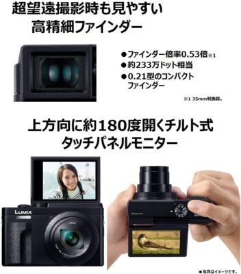 Panasonic Compact Digital Camera Lumix TZ95 30x Optical Black DC
