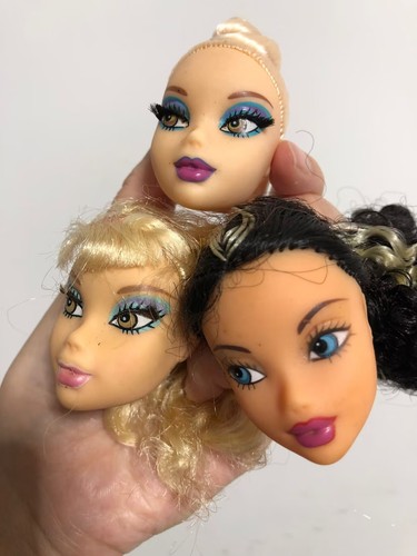 3pcs PVC Doll Head Defect - Picture 7 of 10