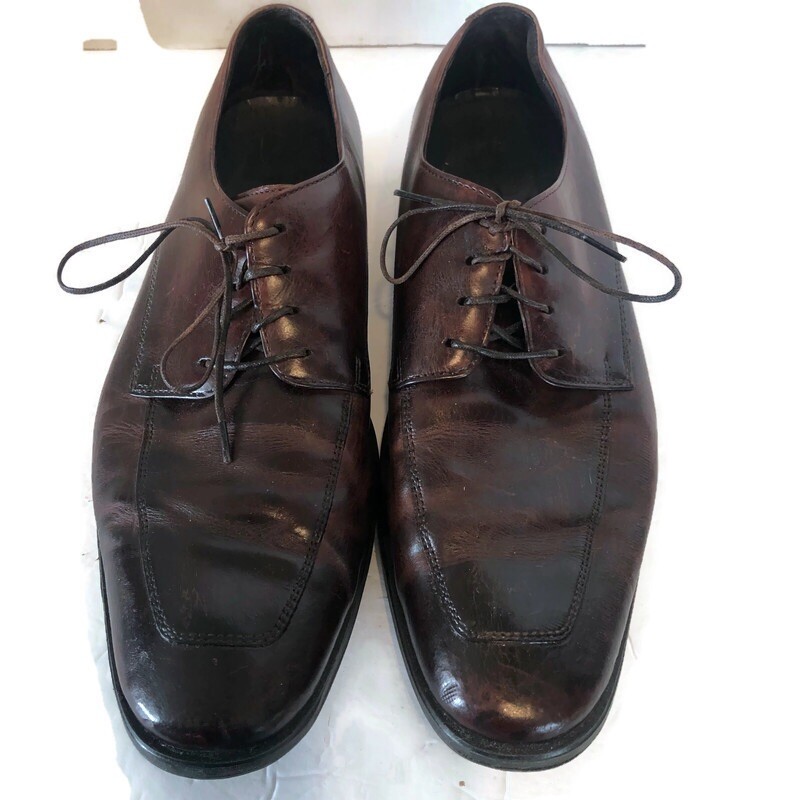 SAOLA Scarpe eleganti Cole Haan da uomo US 9 5 M punta grembiule pelle bordeaux derby Oxford