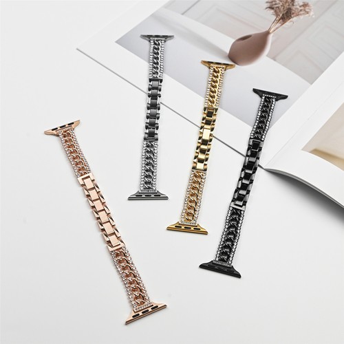 Cinturino Bling Jewelry per iWatch Apple Watch cinturino 49 mm 38 40 41 42 44 45 mm - Foto 4 di 62