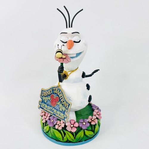 Enesco Jim Shore Disney Tradition Frozen Olaf Snowman Dreaming of Summer 4046037