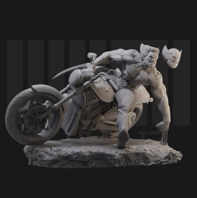 1/24 Resin Model H/ 7cm Wolverine Motorcycle 3D Printed Unassembled Unpainted