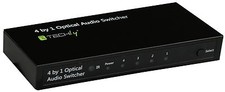 Techly Switch Audio Toslink 4 Porte con Telecomando IR