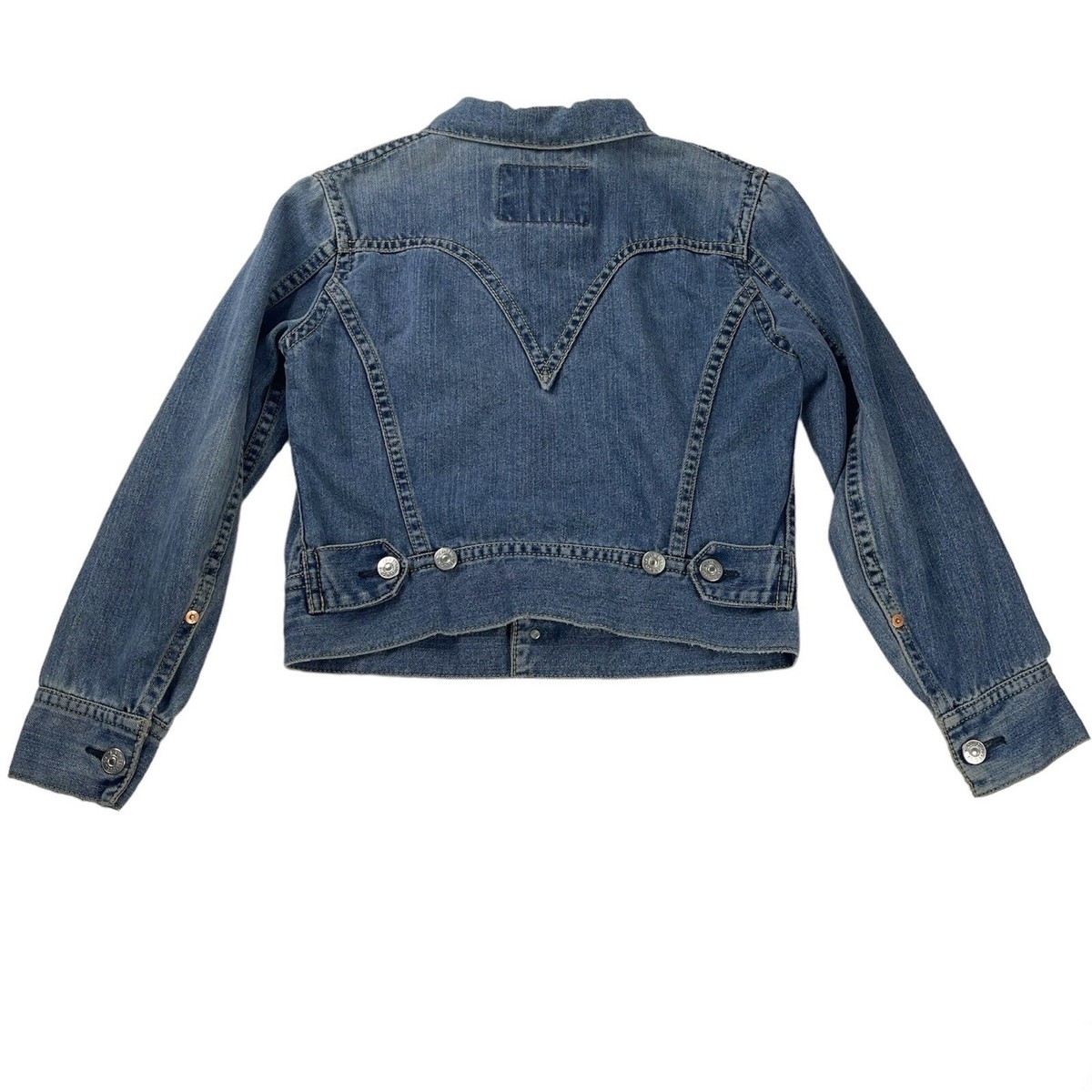 【y2k！L】LEVI'S 1st denim trucker jacket Vtg Y2K Levi's Type 1 Denim Trucker Jacket size Large