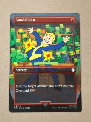 MTG Vandalblast (Borderless) Universes Beyond: Fallout Regular BB
