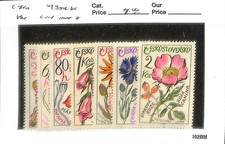 Czechoslovakia Postage Stamp, #1354-1360 Mint Hinged, 1965 Flowers