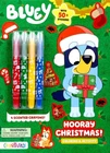 Bluey Colortivity: Hooray Christmas! (Color & Activity with Twistable Crayon...