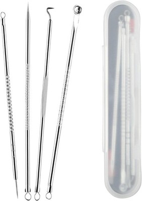 Basics Blackhead Acne Removal Needle Kit 4 Pcs