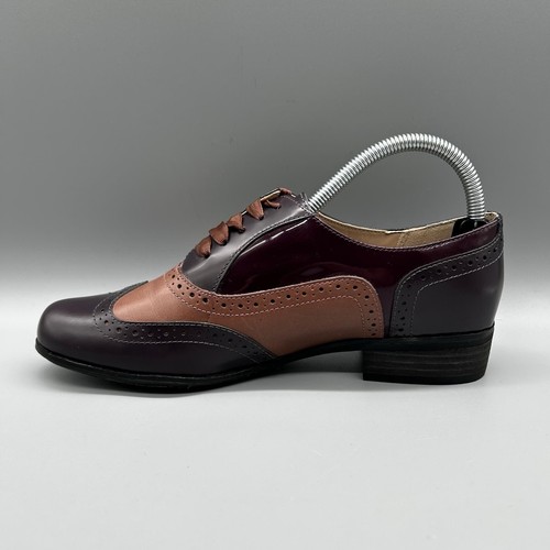 Clarks Narrative Hamble Oak Brown Brogues Womens Uk 5 Shoes Lace Up Leather - Picture 3 of 7
