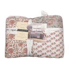 Nicole Miller Cotton King Quilt 106 X 92 Inches