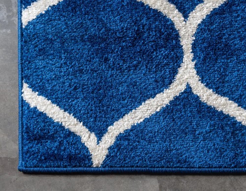 Unique Loom Trellis Frieze Collection Area Rug - Rounded (2' x 10' Runner, Na... - Picture 12 of 12