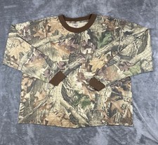 Vintage Liberty Shirt Mens 2XL USA Advantage Timber Camo Long Sleeve Hunting 90