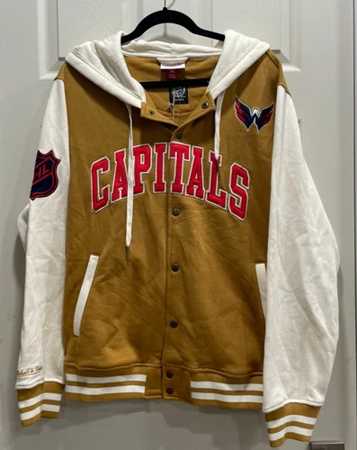 NWT Mitchell & Ness NHL Washington Capitals Mens Medium Dusted Collection Jacket - product listing photo