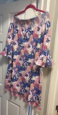 Cabana Life Women's Off-the-Shoulder SPF 50 Dress Size Large NWT