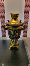 Samowar Russisch TULA Handbemalt  selten 1989 Baujahr 3 Liter 