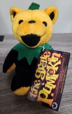 The Grate Pumpkin 7" Grateful Dead Bean Bear With Tag Special Ed Liquid Blue