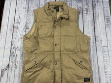 Chaleco acolchado Abercrombie & Fitch para hombre talla XL tostado EXCELENTE estado 0311