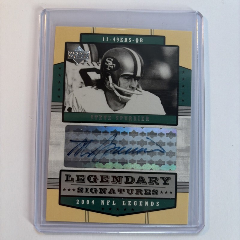 2004 Upper Deck NFL Legends - Legendary Signatures Steve Spurrier #LS-SS (AU)