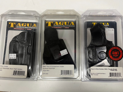 TAGUA SIGU SAUER P220/P226 LEATEHR HOLSTER SET OF 3