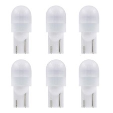 T10 T5 Wedge Base Led Bulb 12v Landscape Bulb 1w 1w 12vdc 6-pack Warm White