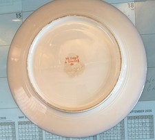 A Sevres plate, having the arms of Napoleon 111.