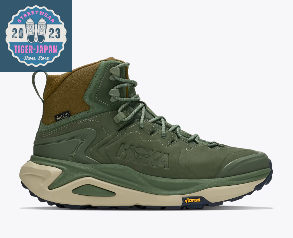 HOKA Kaha 3 GTX 1162530 NFB Nettle Leaf Barley Flower Men Unisex Hiking Shoes