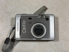 Pentax Optio S30 3.2MP Compact Digital Camera Silver Tested W/ Case