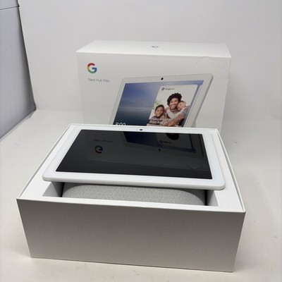 Google Nest Hub Max Smart Speaker - Chalk (GA00426-US) Open Box Tested