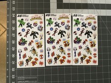 3 Sheets Marvel Stickers, Spideys Amazing Friends, 75 Stickers Total
