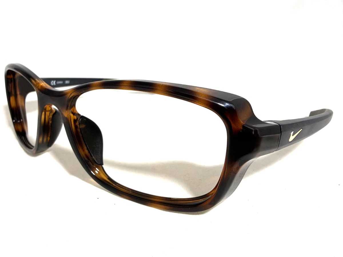 Nike Exhale EV0817 296 311 Sunglasses - LENSES FAIR/FRAMES VERY GOOD - READ NEW NIKE ADRENALINE Clear Grey MAX Optics Green Mirror Lens  main image 3