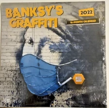 Banksy’s Graffiti 2022 16-Month Calendar – Sealed – BrownTrout Publishers