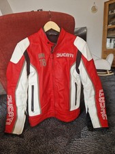 Herren Motorradjacke Ducati Leder Größe 50