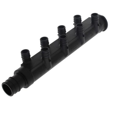 UPONOR Q2281051 PROPEX Tee 1'' 8 Outlet Engineered Polymer PEX Connection