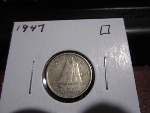 1947 - Canada Silver dime - Canadian 10 cent