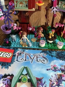Lego 41075 Elves Tree Top Hideaway 100% Complete With Figs And Manuals