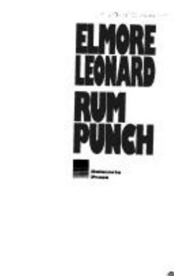Rum Punch Hardcover Elmore Leonard