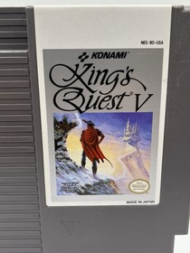 King&rsquo;s Quest V 5 NES (Nintendo System , 1992) Cart Only - Tested - Clean
