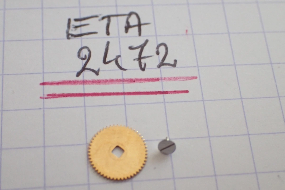 Pièce Horlogère ETA 2452 – Tirette De Remontoir Pour Montre, Neuve