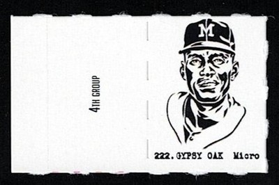 RICO CARTY Very Rare GUMBALL MACHINE Baseball MICRO Card WITH TAB INTACT