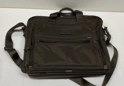 TUMI Alpha T-Pass Laptop Organizer Briefcase 26531DH  Ballistic Nylon $375 MRSP