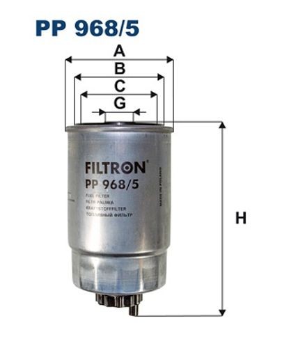 Fits FILTRON PP 968/5 FUEL FILTER