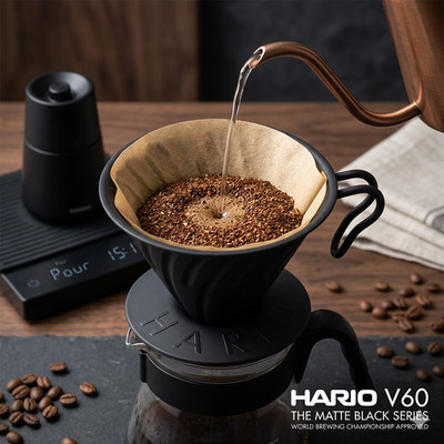 HARIO V60 Metal Coffee Filter Stainless Steel Reusable Pour Over Dripper Japan