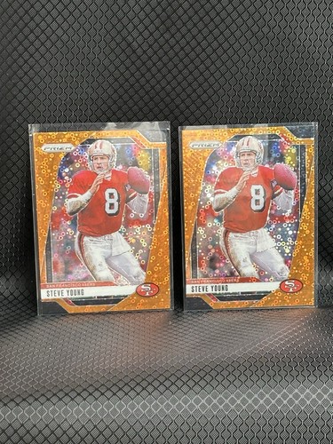 (25) 2024 Panini Prizm Green Orange Disco Rookie RC Football Card Lot Pulsar - Picture 5 of 14