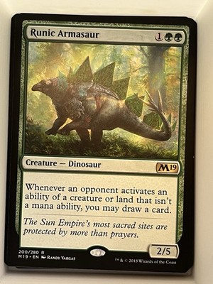 Runic Armasaur Core Set 2019 Regular